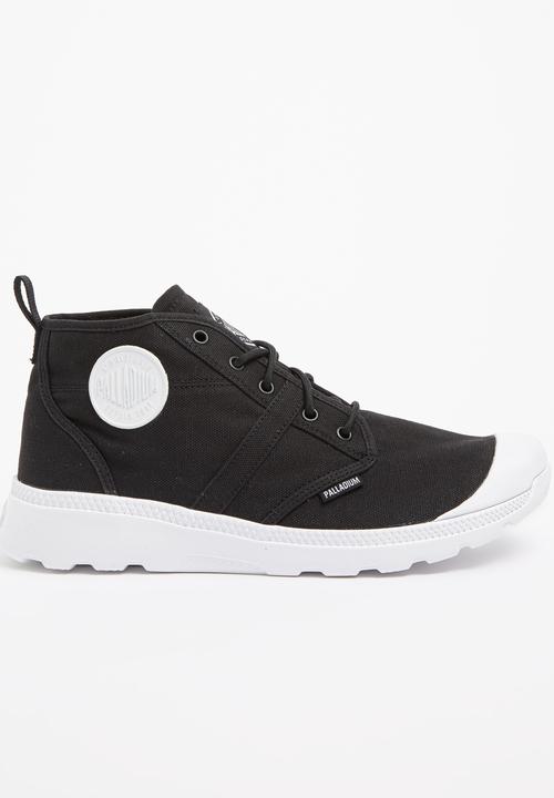 palladium boots black and white