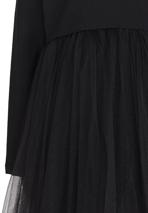 Pop Candy - Combo Dress Black