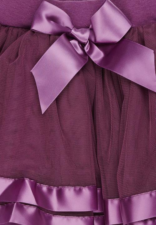 Pop Candy - Mesh Skirt Mid Purple