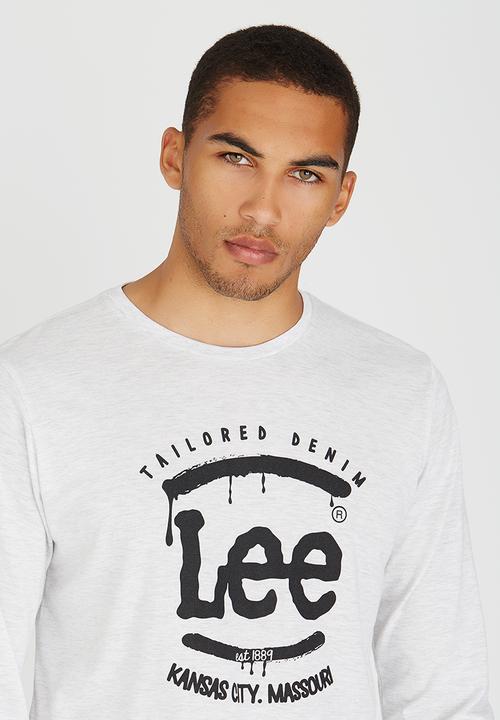 Lee  - Lee Melt Tshirt Pale Grey