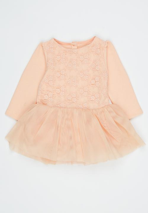 Soobe - Printed Dress Peach