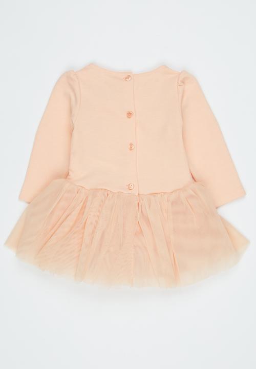 Soobe - Printed Dress Peach