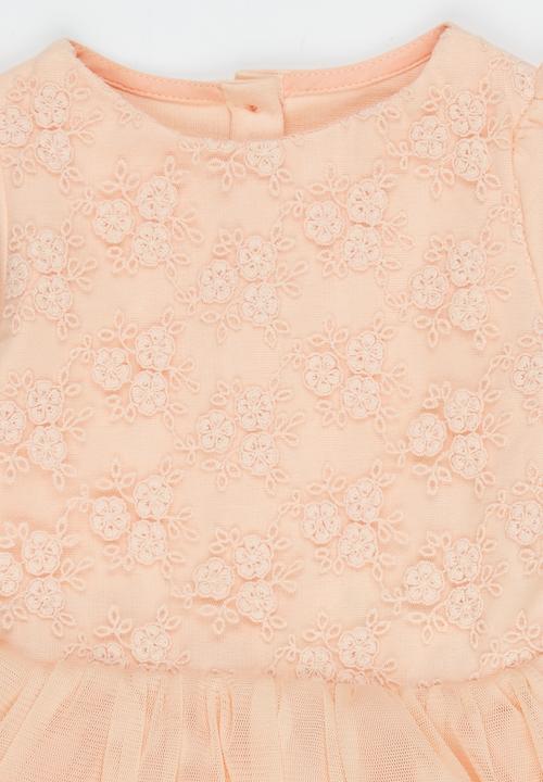 Soobe - Printed Dress Peach