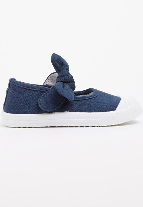 Pop Candy - Girls Slip On Sneaker Mid Blue