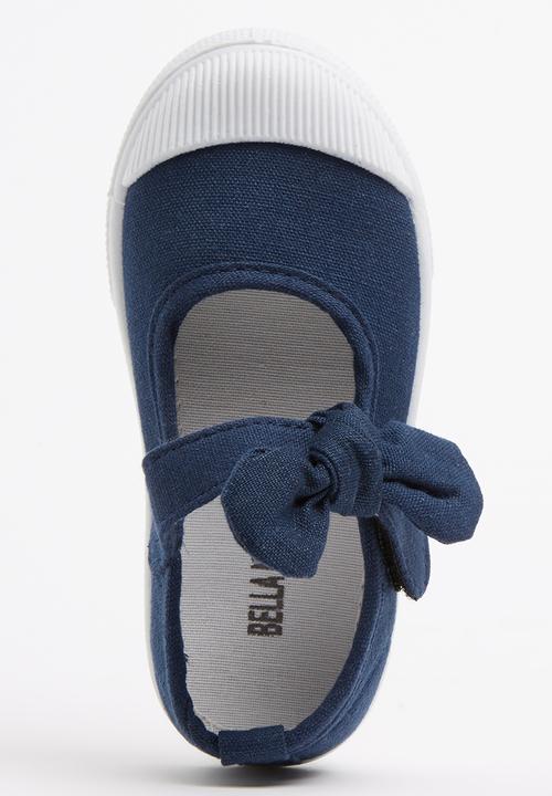 Pop Candy - Girls Slip On Sneaker Mid Blue