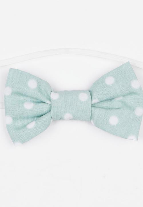 Pickalilly - Spot Bow Headband Mint