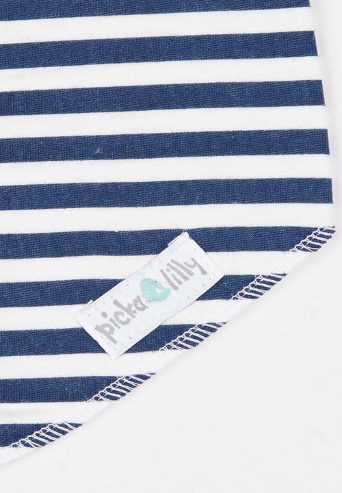 Pickalilly - Confetti Dots Bib Navy