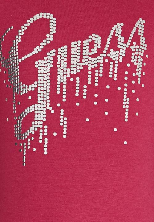 GUESS - Falling Guess Tee Mid Purple