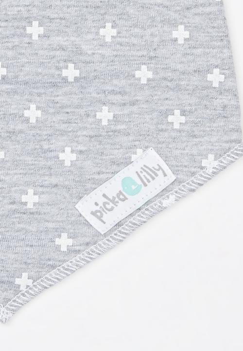Pickalilly - Cross Bib Grey Melange