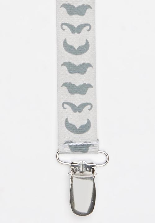 Pickalilly - Mustache Dummy Clip Grey