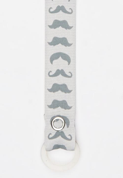 Pickalilly - Mustache Dummy Clip Grey