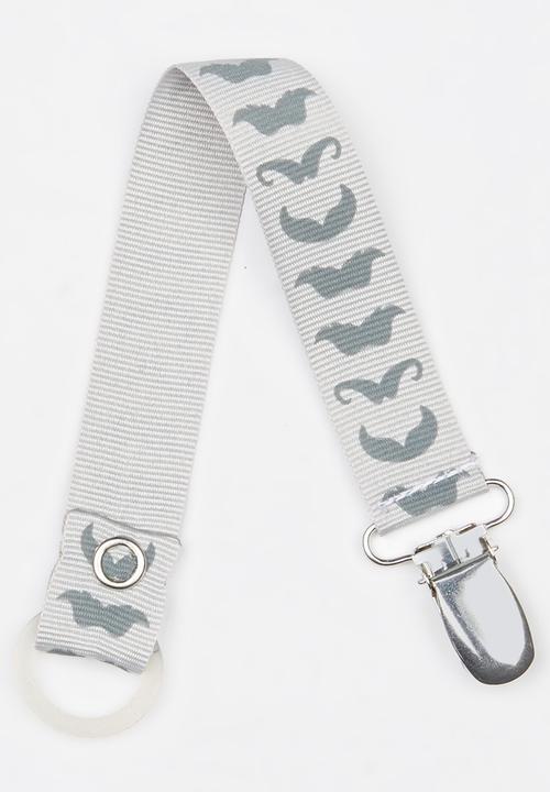 Pickalilly - Mustache Dummy Clip Grey