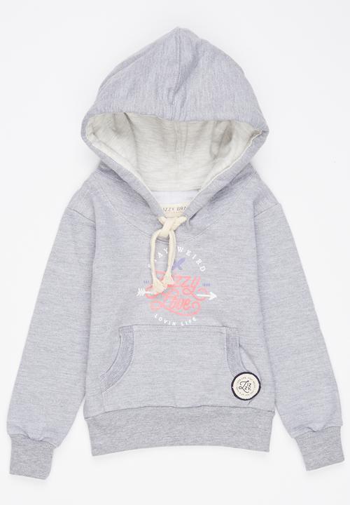 Lizzy - Lainie Hoody Grey Melange