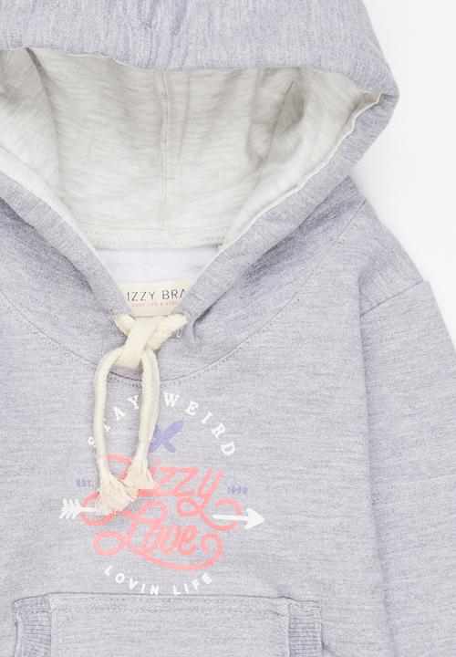 Lizzy - Lainie Hoody Grey Melange