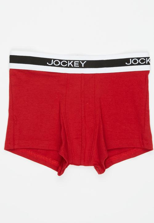 Jockey - 1 PK  Boys Pouch Trunk Dark Red
