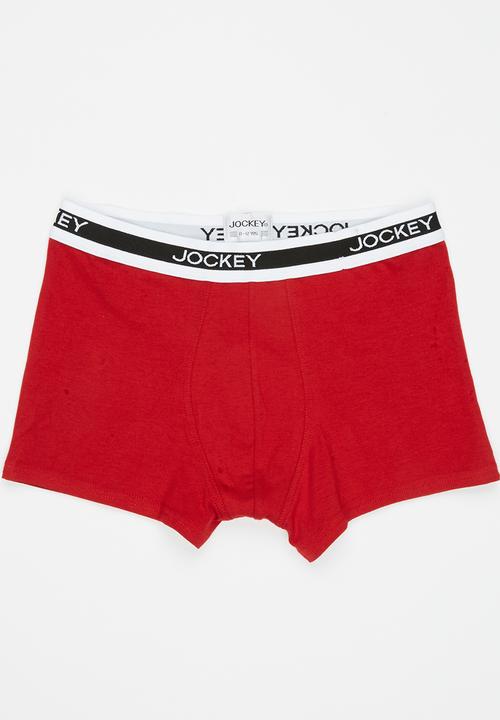 Jockey - 1 PK  Boys Pouch Trunk Dark Red