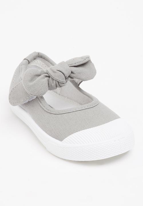 Pop Candy - Girls Slip On Sneaker Grey