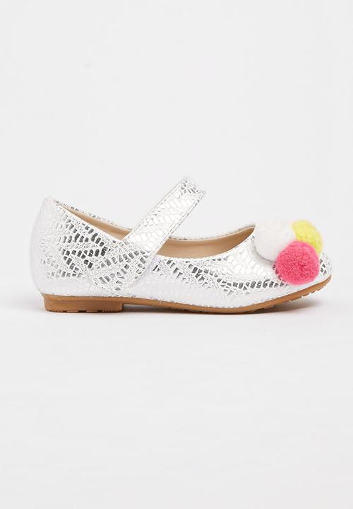 Rock & Co. - Girls Strappy Pump Silver