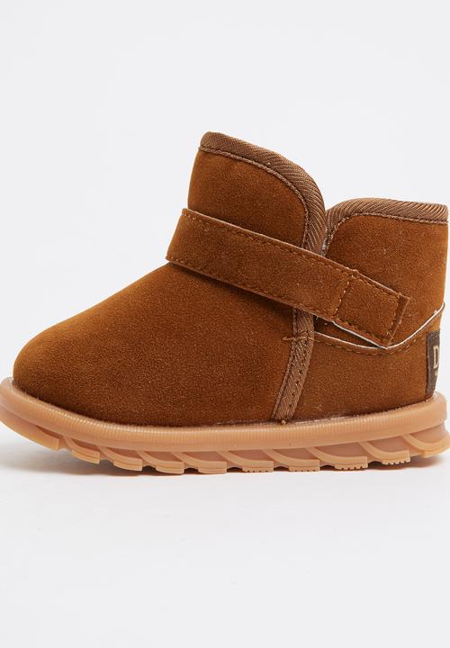 Pop Candy - Suede  Boots Tan