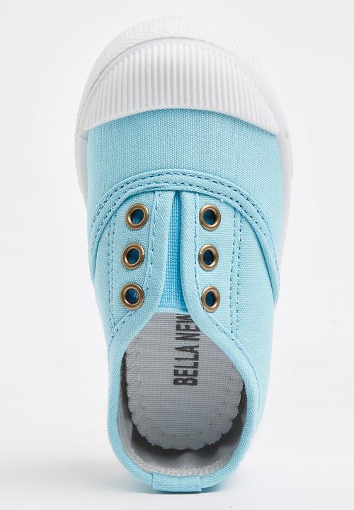 Pop Candy - Boys Slip On Sneaker Pale Blue