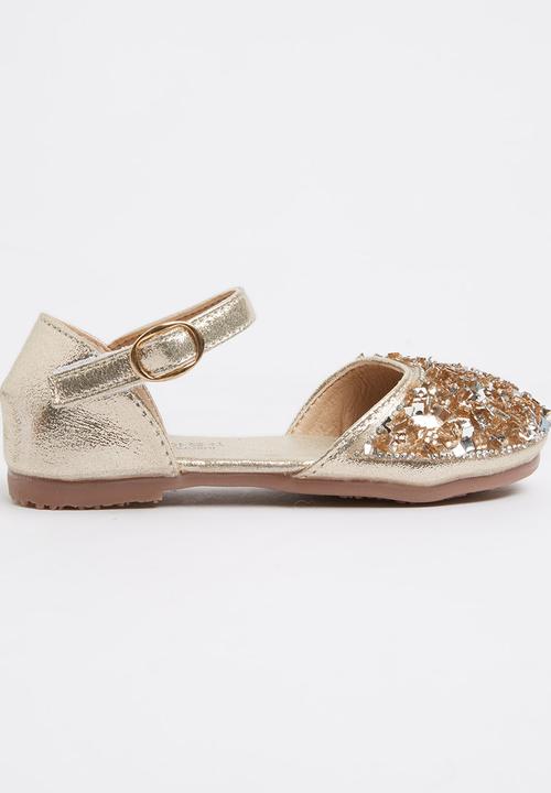 Pop Candy - Embellished Sandal Gold