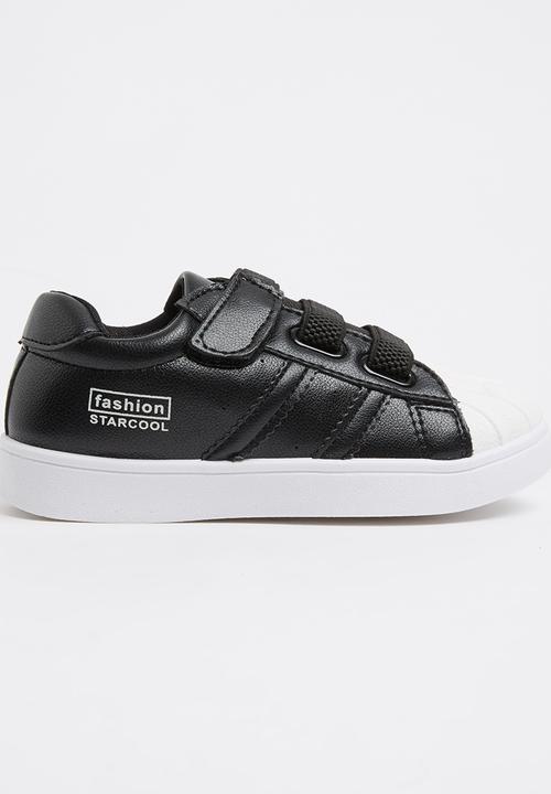 Pop Candy - Velcro Strap Sneaker Black