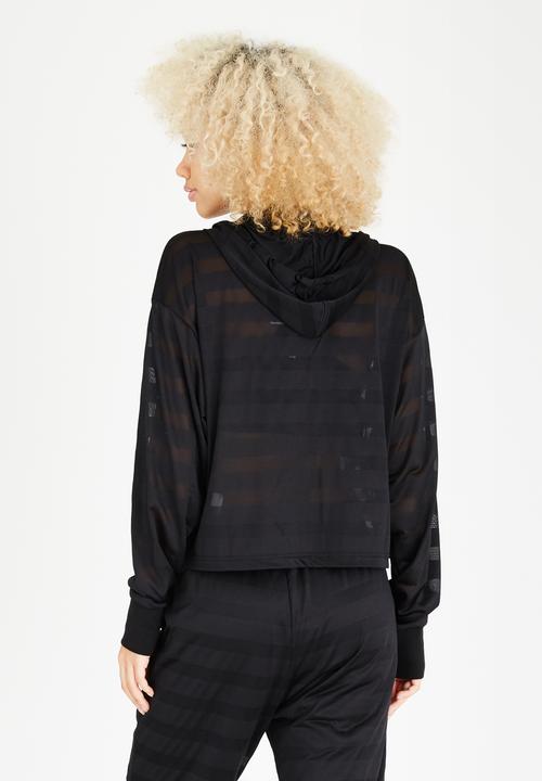PUMA - Burn Out Fullzip Hoody Black