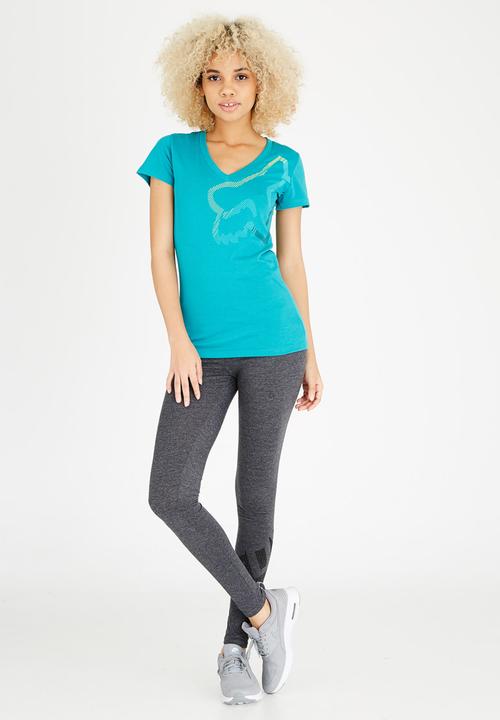 Fox - Perfor V-neck Tee Mid Green