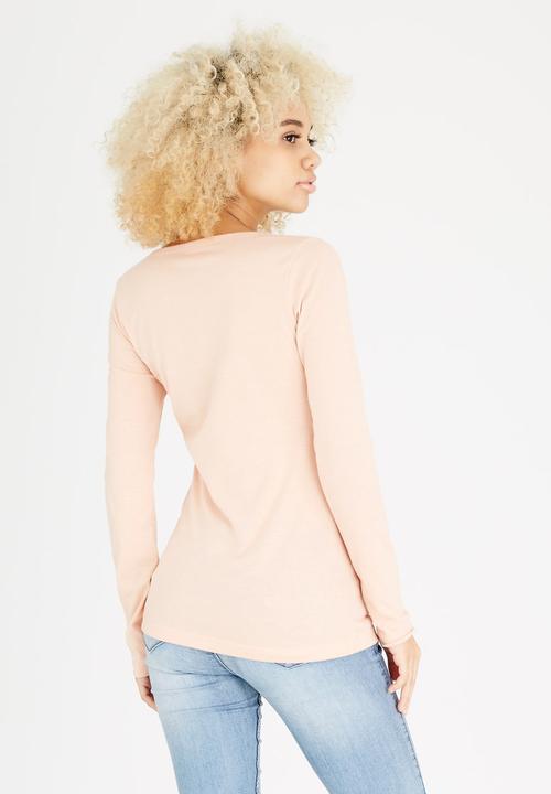 O'Neill - Aloe Longsleeve Tee Pale Pink