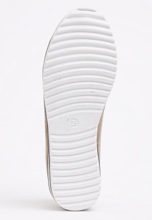 Rock & Co. - Girls Metallic Pump Gold