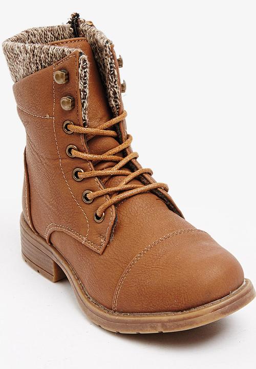 Rock & Co. - Agness Girls Boots Tan