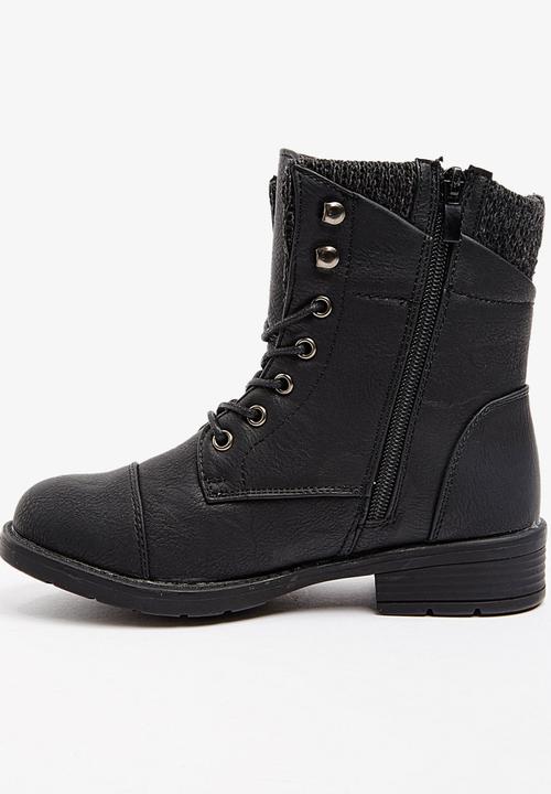 Rock & Co. - Agness Girls Boots Black