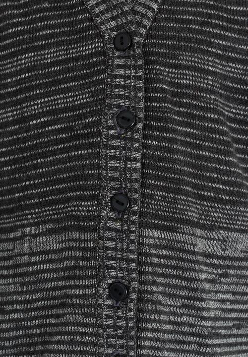 See-Saw - V-Neck Cardigan Grey Melange