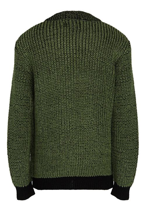 See-Saw - 2 Tone Knit Jumper Khaki Green