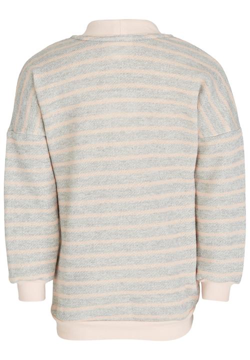 See-Saw - Longer Length Fleece Sweater Grey Melange