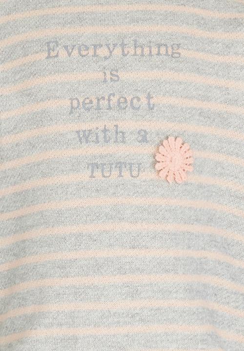 See-Saw - Longer Length Fleece Sweater Grey Melange