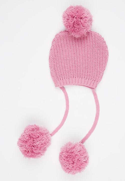 See-Saw - Tassle Beanie Mid Pink