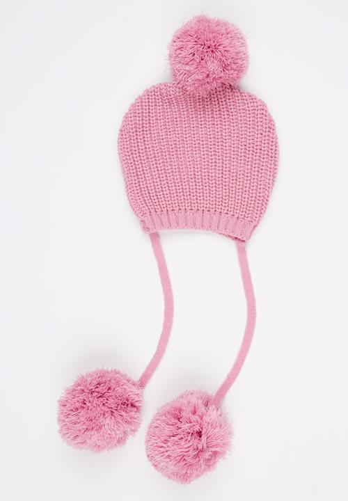 See-Saw - Tassle Beanie Mid Pink