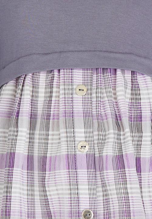 See-Saw - Combo Dress Mid Purple