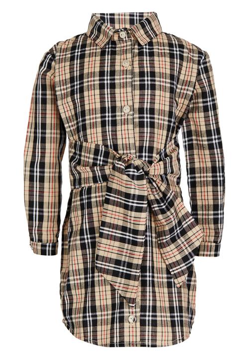 See-Saw - Shirt Dress with Front Tie Detail Multi-colour