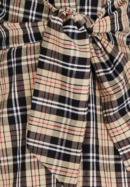 See-Saw - Shirt Dress with Front Tie Detail Multi-colour