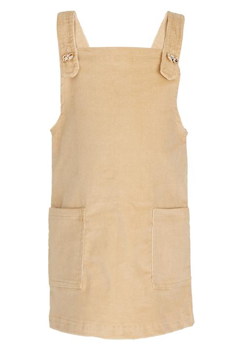 See-Saw - Pinafore Dress Mid Brown