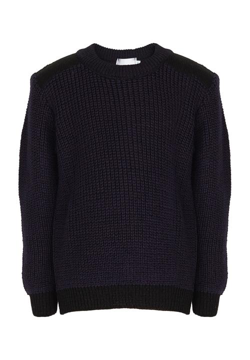 See-Saw - 2 Tone Knit Jumper Navy