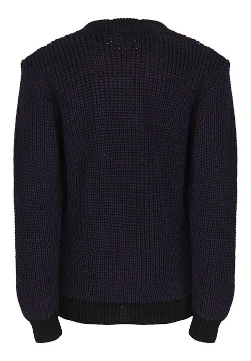 See-Saw - 2 Tone Knit Jumper Navy