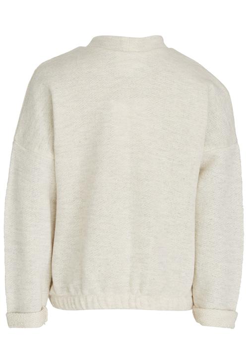 See-Saw - Flower Print Sweater Cream
