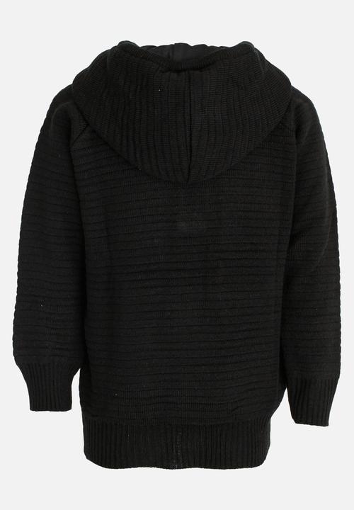 See-Saw - Zip Hooded Jersey Black