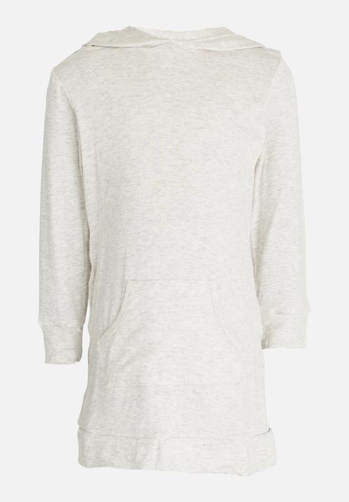 See-Saw - Hooded Dress Mid Grey