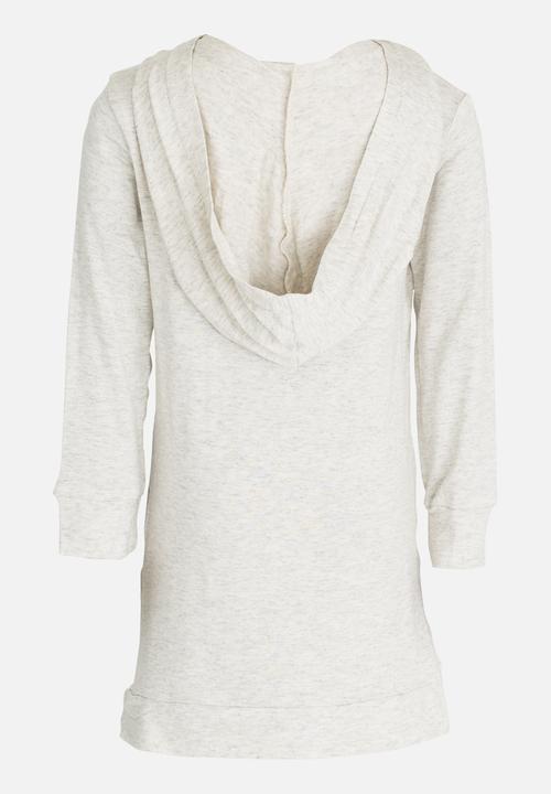 See-Saw - Hooded Dress Mid Grey