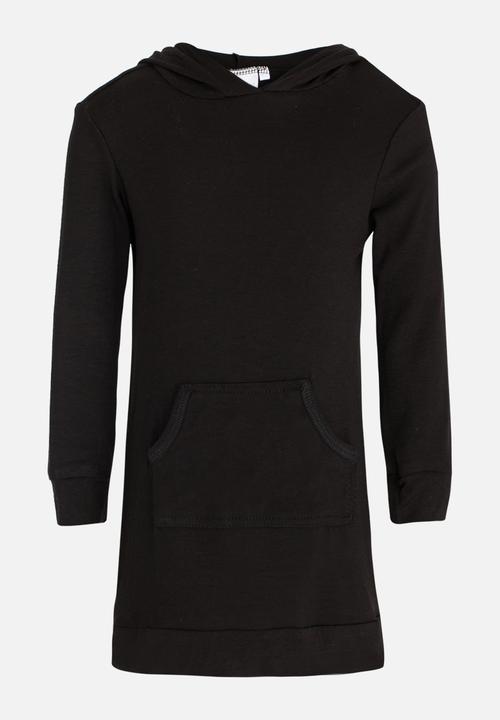 See-Saw - Hooded Dress Black