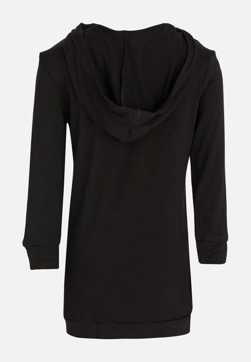 See-Saw - Hooded Dress Black